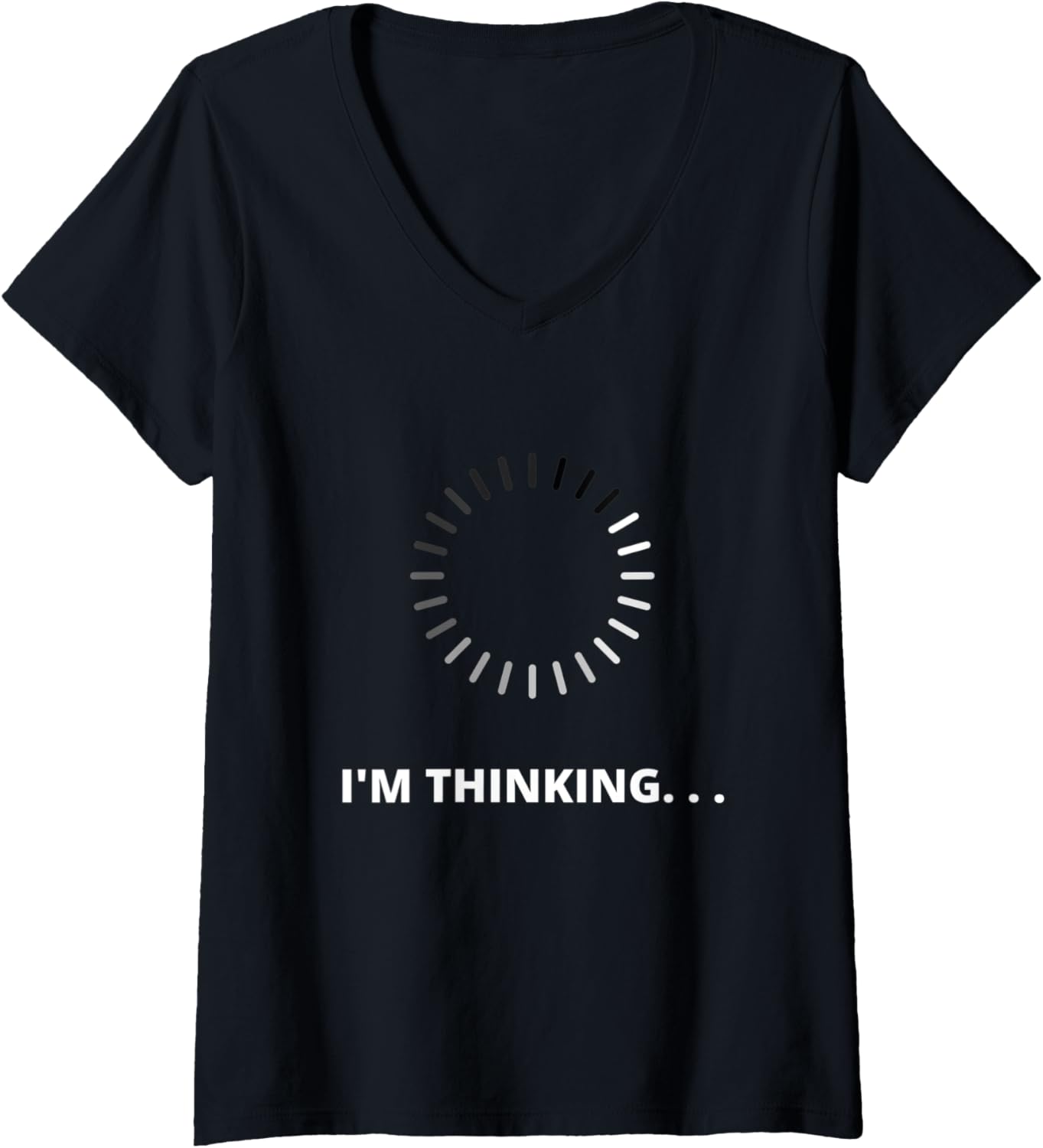 Womens I'm Thinking V Neck