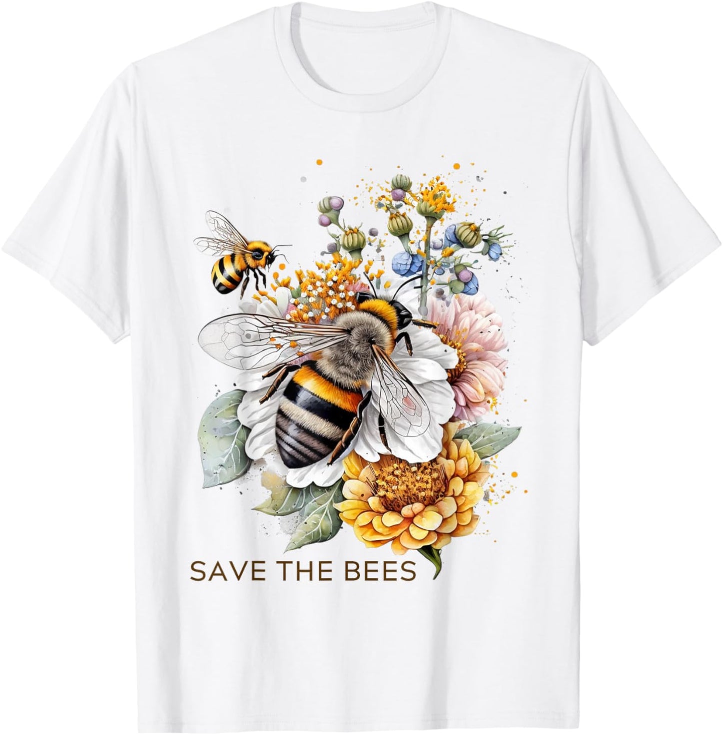 Save the Bees on Flowers Pollinators Love Bees
