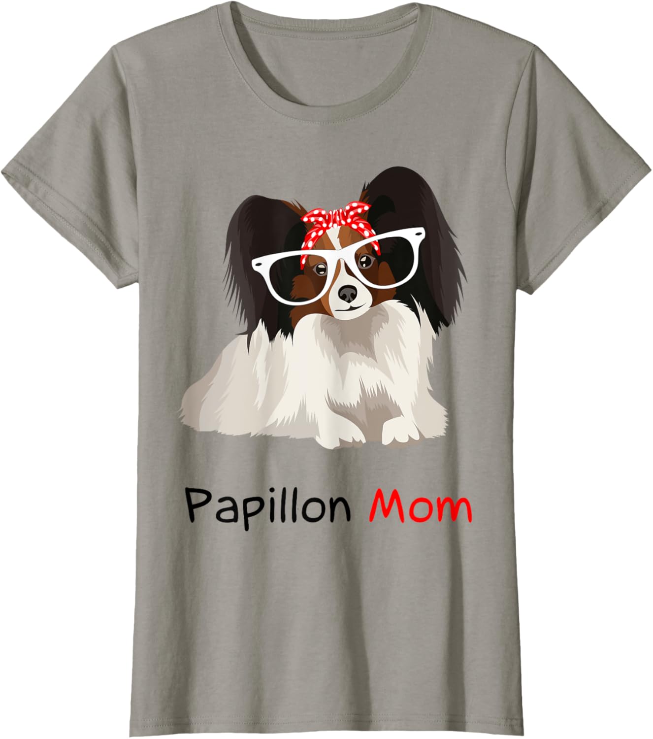 Papillon Mom Bandana Womens Papillon Dog