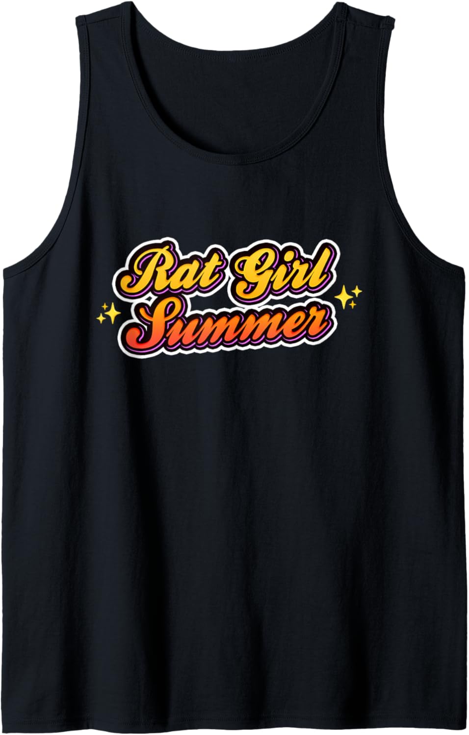 Rat Girl Summer Funny Take On Hot Girl Vibe Trend Tank Top