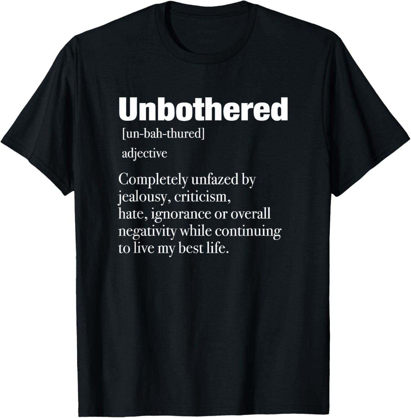 Unbothered Definition Confident Woman Mood