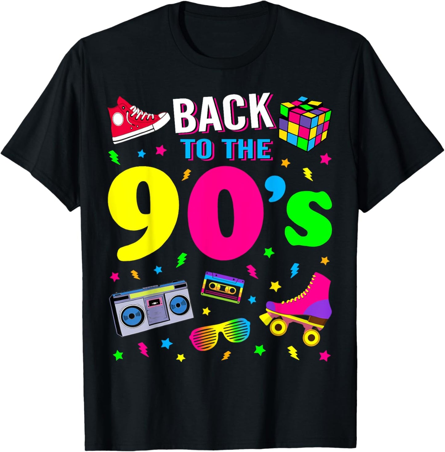 Back To 90's 1990s Vintage Retro Nineties Costume Party Gift