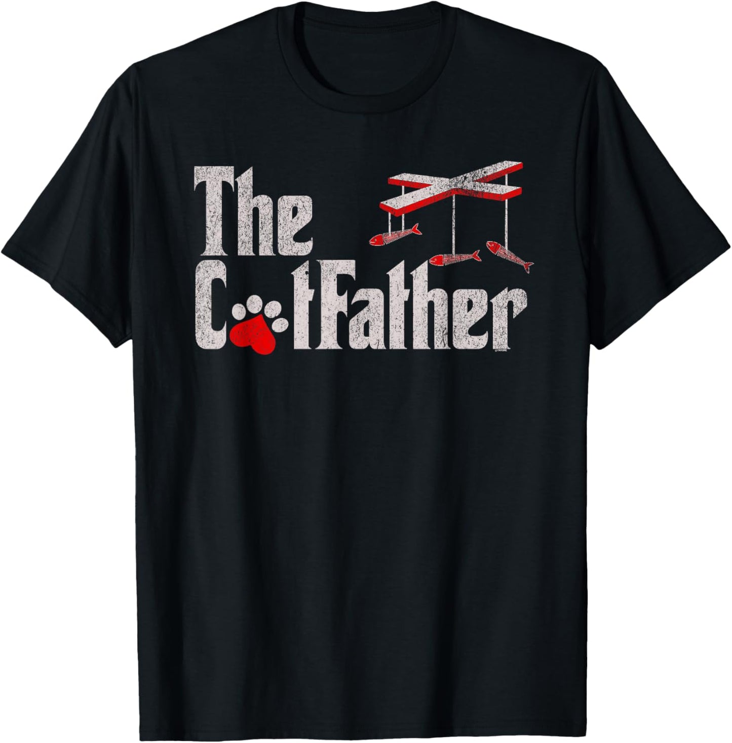 The Cat Father. Funny Cat Dad, Feline Father, Kitten Dad