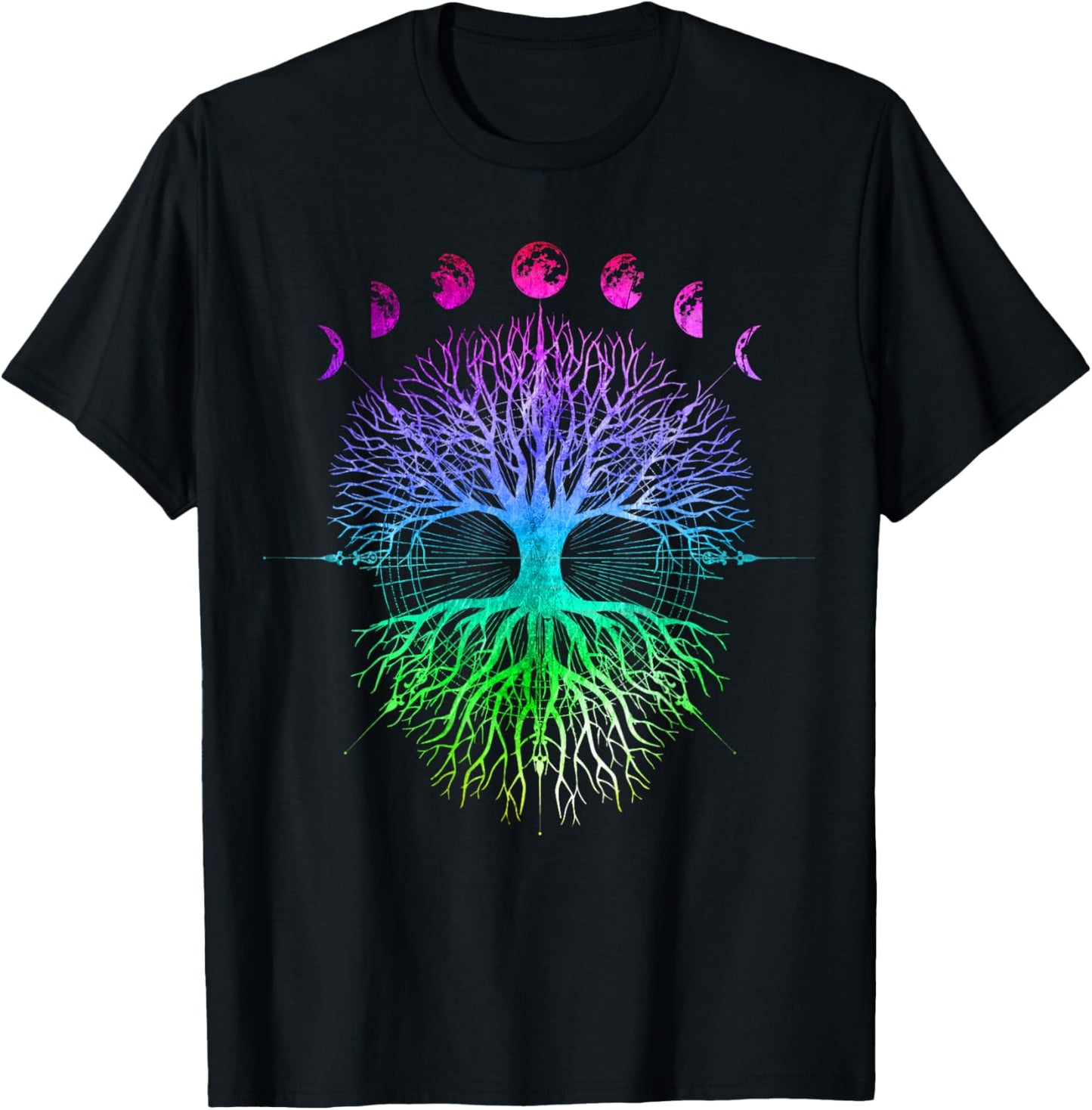Phases of the Moon Tree of Life Mystical Zen Yoga Meditation