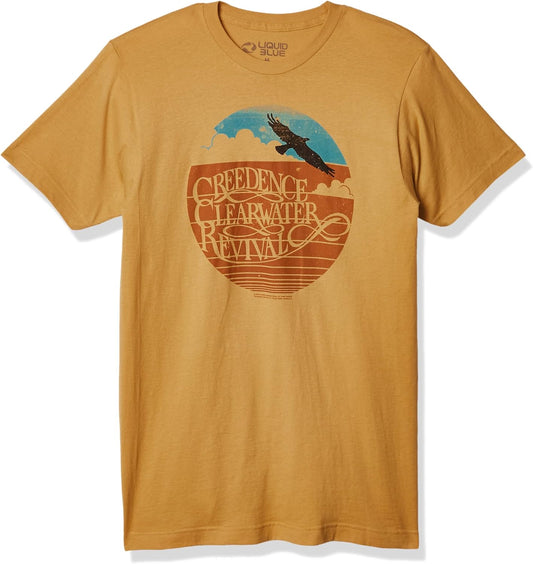 Liquid Blue Unisex Adult Standard Creedence Clearwater Revival Green River