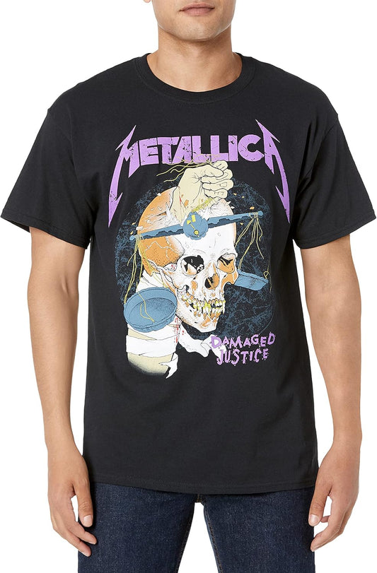 Metallica unisex adult Metallica Harvester of Sorrow T-shirt T Shirt, Black, Medium US