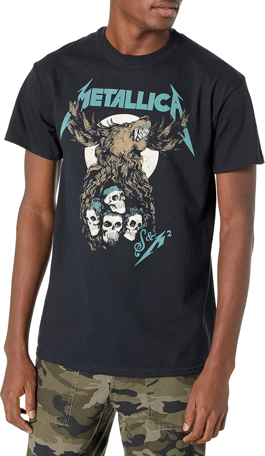 Metallica Unisex-Adult Standard Official S&m2 Moose Skull