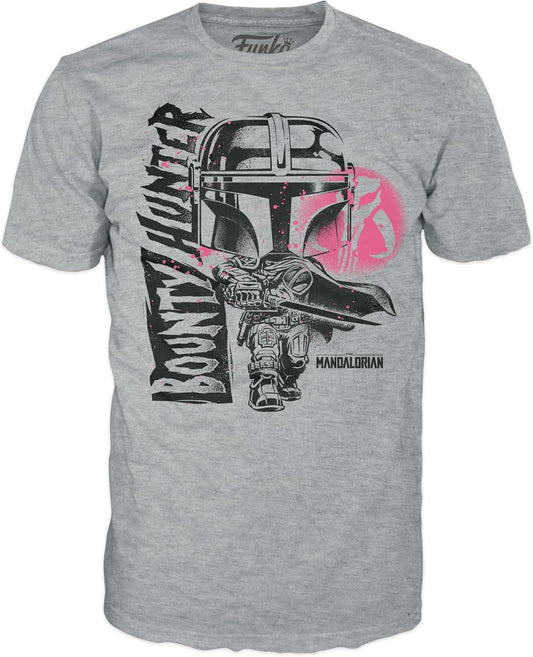 Funko Boxed Pop! Tee: The Mandalorian   Mando
