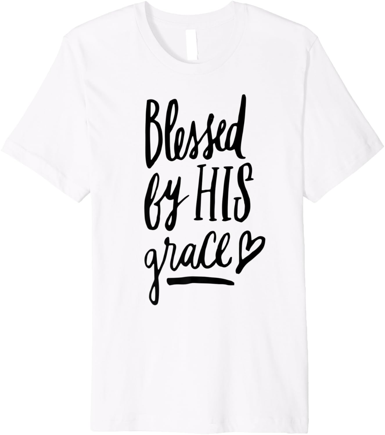 Blessed by his Grace   Christian Clothing Premium