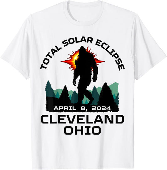 Total Solar Eclipse Cleveland Ohio April 8 2025 Bigfoot Joke
