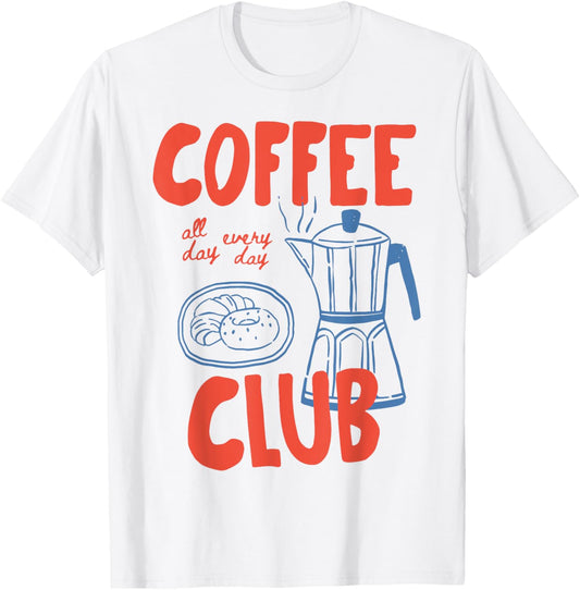 Coffee Club Retro Coffee Graphic For Coffee Lover Men Women