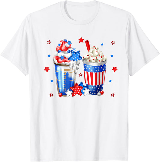 4th Of July Teacher Graphic For Women Patriotic Coffee Lover