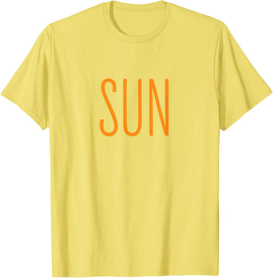 Funny US Solar Eclipse 2025 Sun Couples Costume Matching