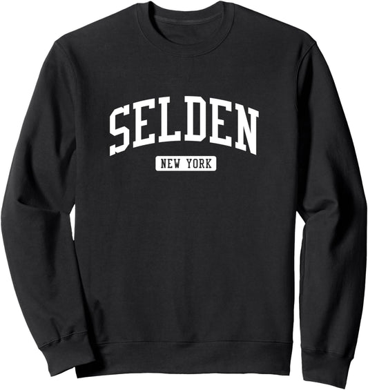 Selden New York NY Vintage Athletic Sports Design Sweatshirt