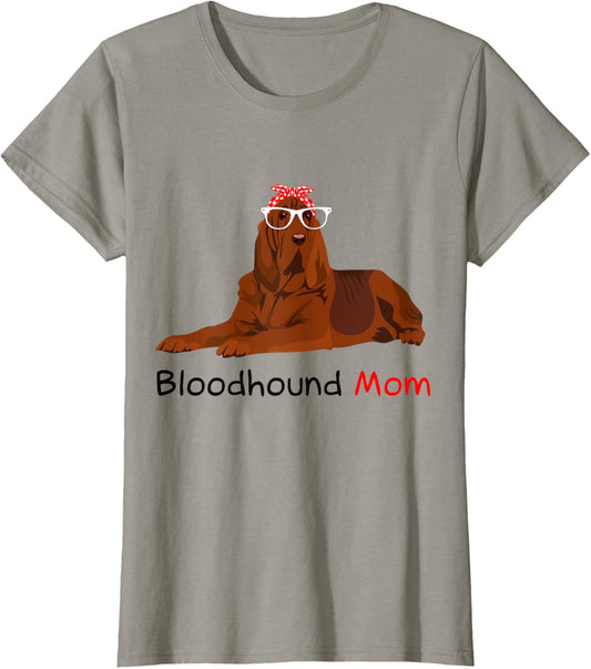 Bloodhound Mom Bandana Womens Bloodhound Dog