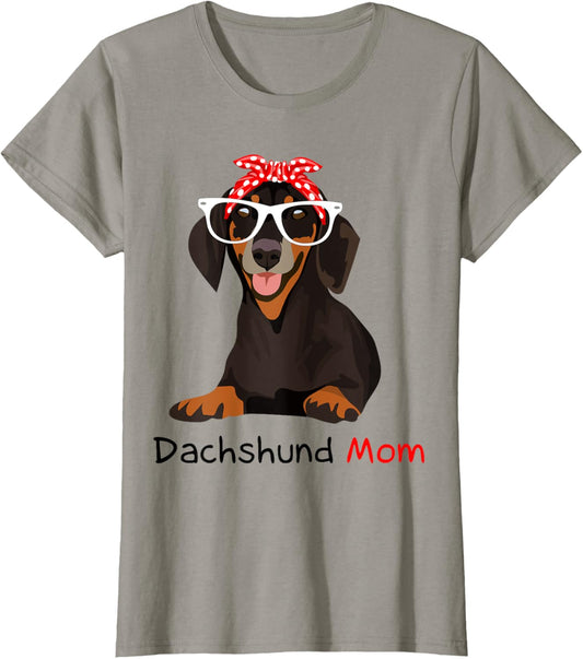 Dachshund Mom Bandana Womens Dachshund Dog