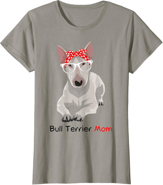 Bull Terrier Mom Bandana Womens Bull Terrier Dog