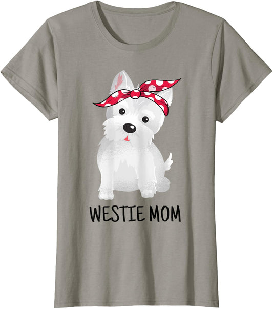 Westie Mom West Highland White Terrier Dog Lovers Gift