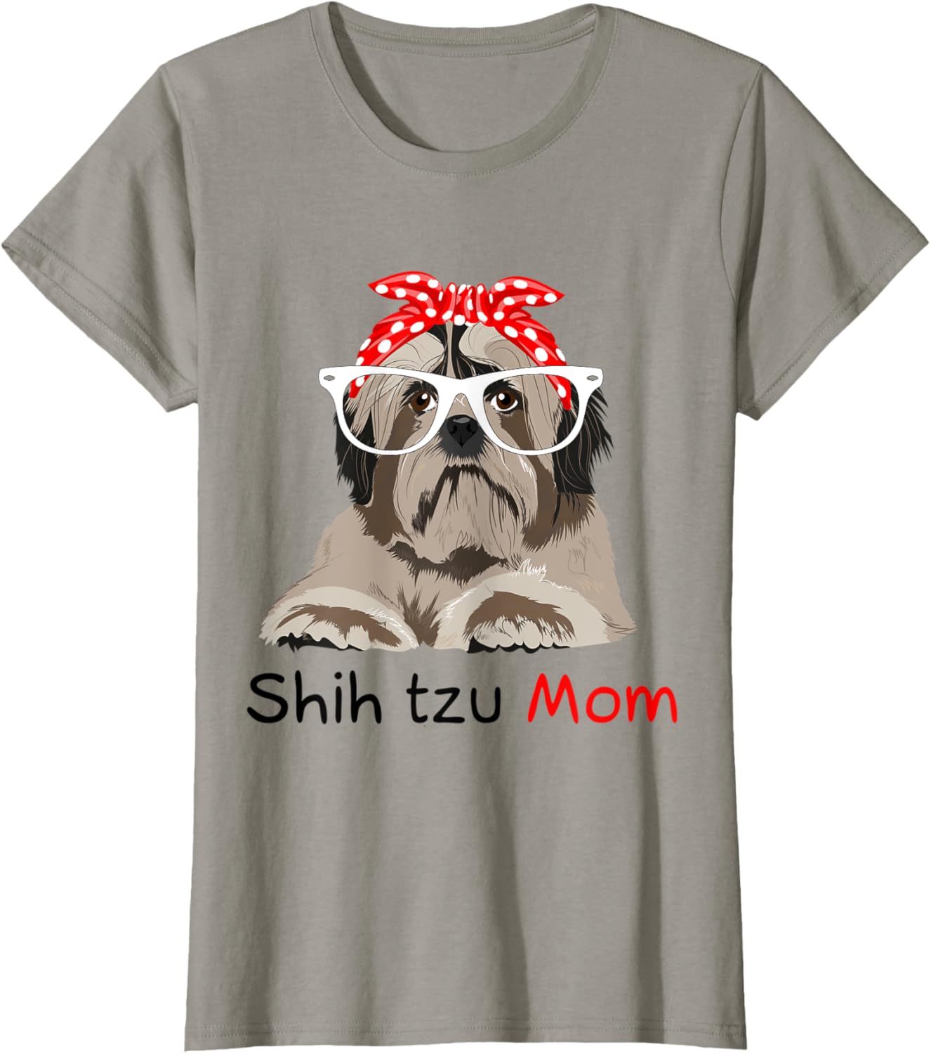Shih Tzu Mom Bandana Womens Shih Tzu Dog