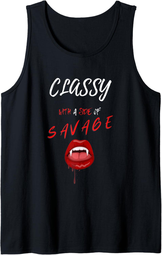 Classy with a Side of Savage Tank Top