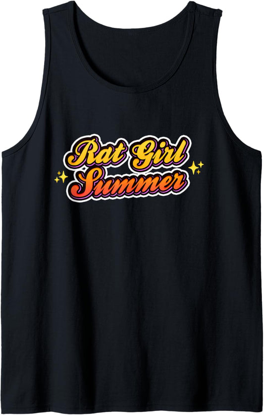 Rat Girl Summer   Funny Take On Hot Girl Vibe Trend Tank Top