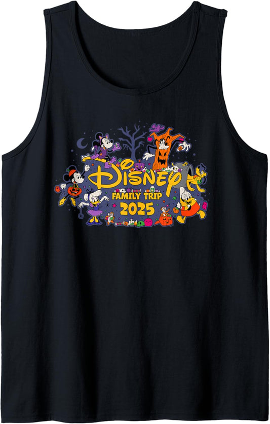 Disney Halloween Family Trip 2025 Mickey & Pals Matching Tank Top