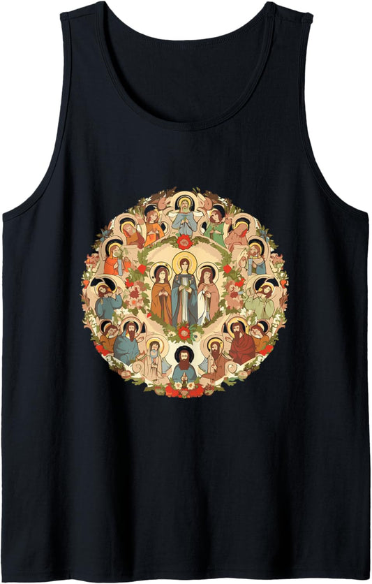 All Saints Day Catholic Gifts Holy Spirit Tank Top