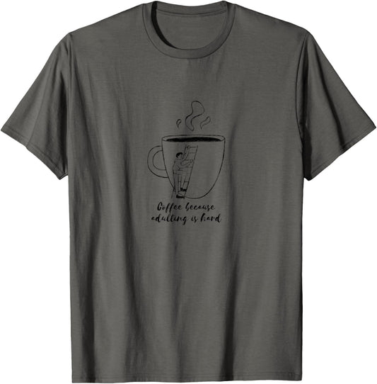 Coffee because adulting is hard "Funny coffee mug"