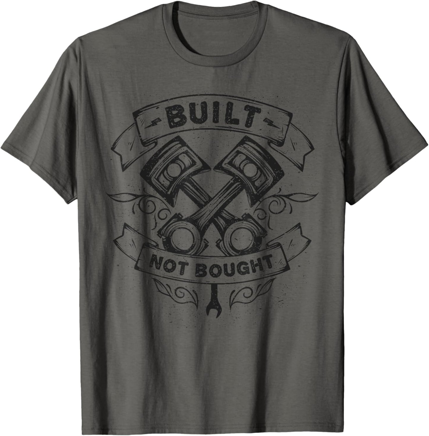Built Not Bought Pistons Custom Vintage Car Mechanic
