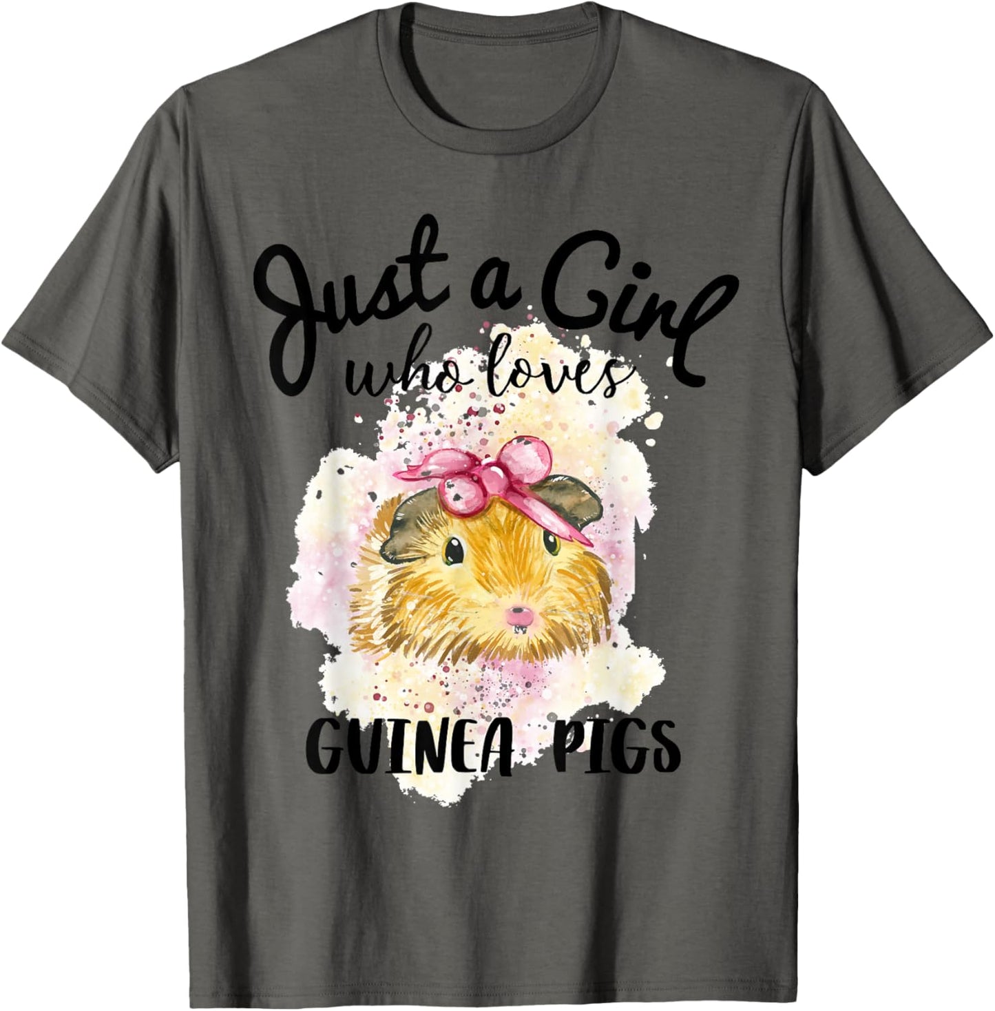 Just A Girl Who Loves Guinea Pigs Shirt Animal Lover Gift