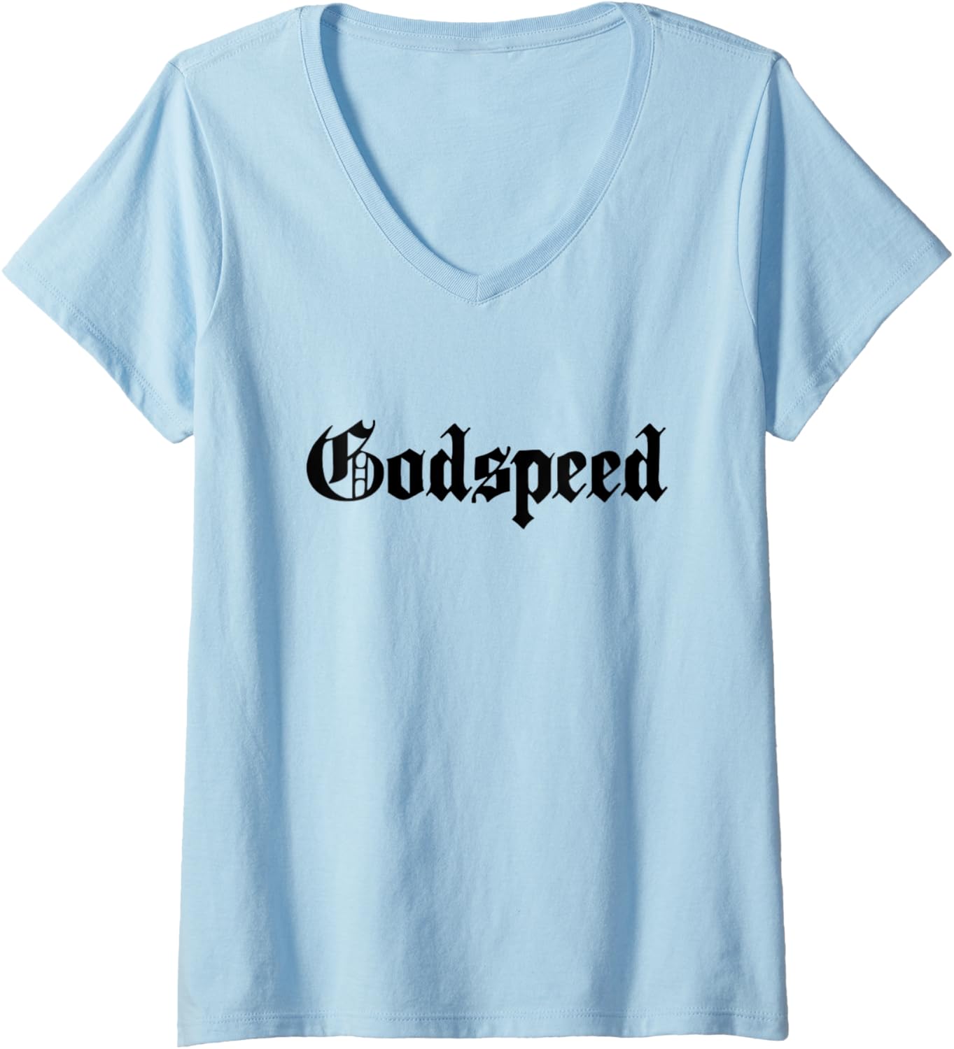 Womens Inspirational GOD SPEED V Neck