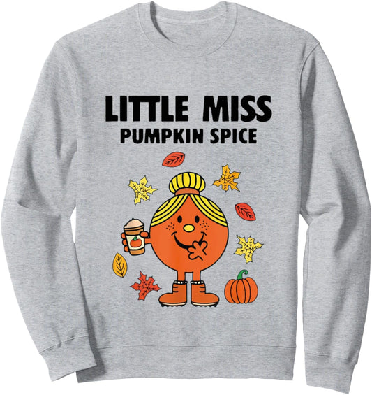 Little Miss Pumpkin Spice, Cute Fall Autumn Thanksgiving Sweatshirt