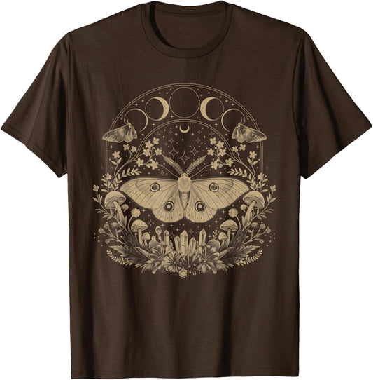 Cute Fairycore Moth Therian Aesthetic Floral for Girls Women