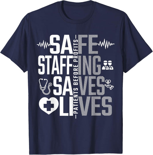 Safe Staffing Saves Lives Nurses March Nurse Strike Support