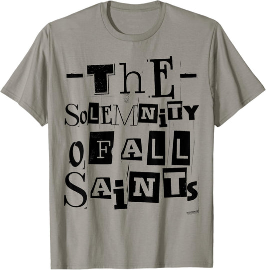 The Solemnity Of All Saints Vintage Retro Distress Halloween