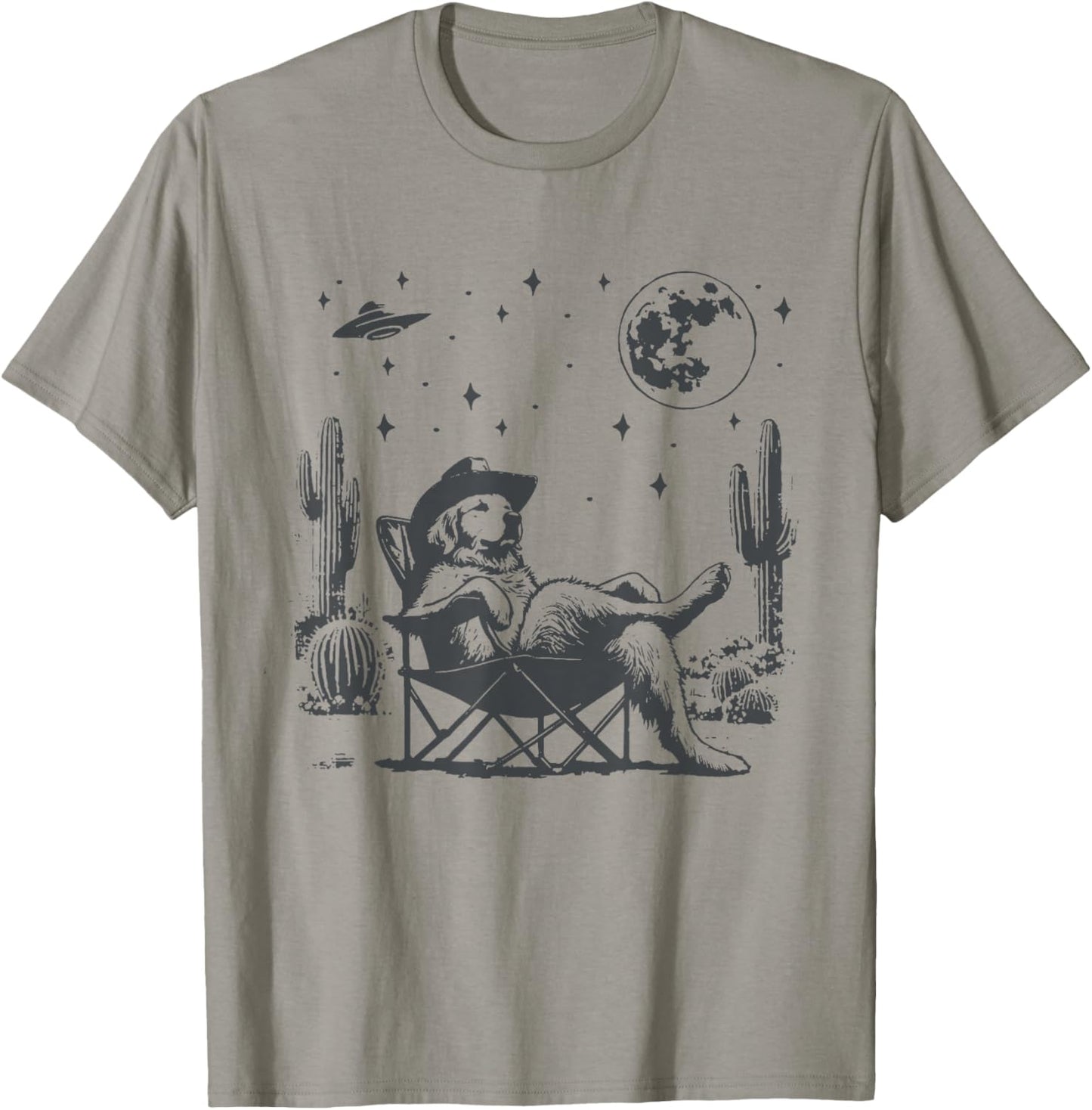 Howdy Golden Retriever Western Cowboy Vintage Dog Lovers