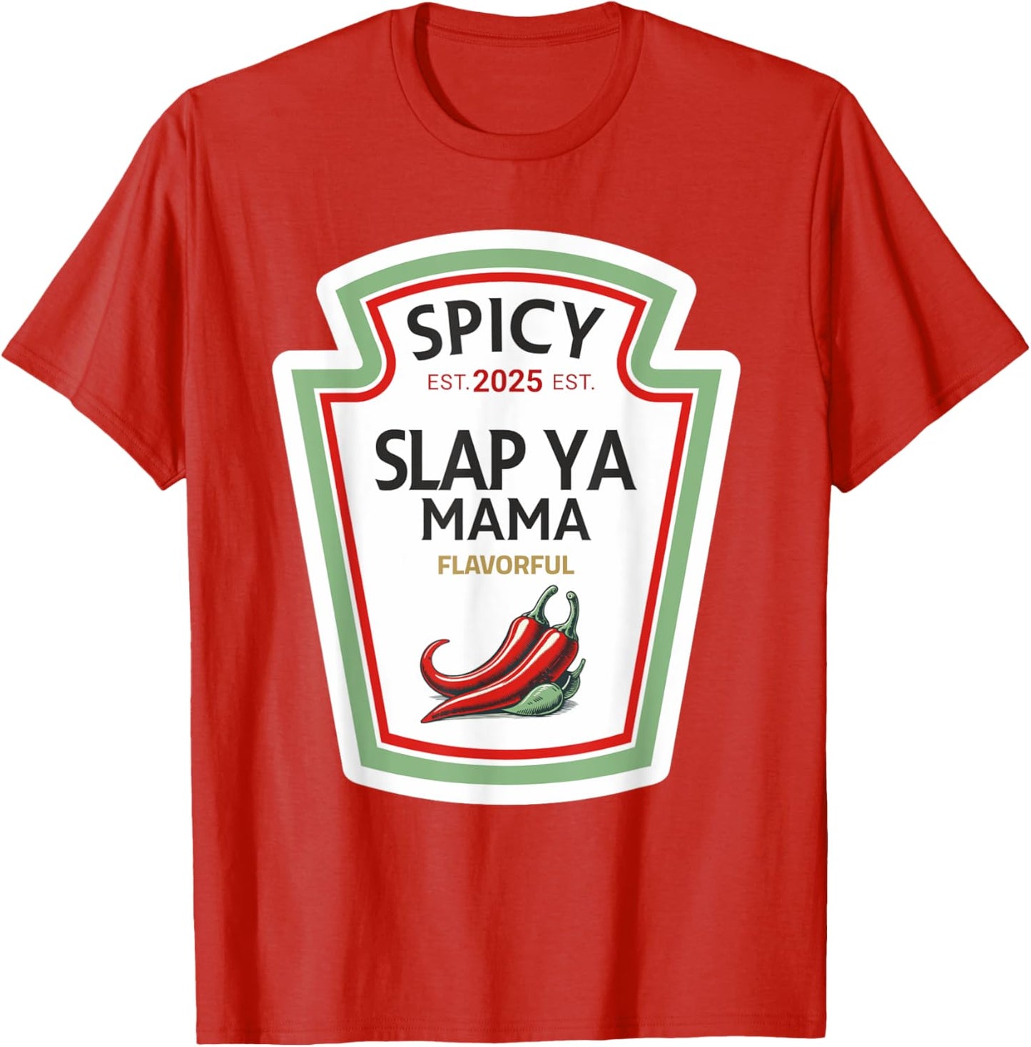funny halloween shirt 2025 Gift Red Spicy Slap Ya mama DIY