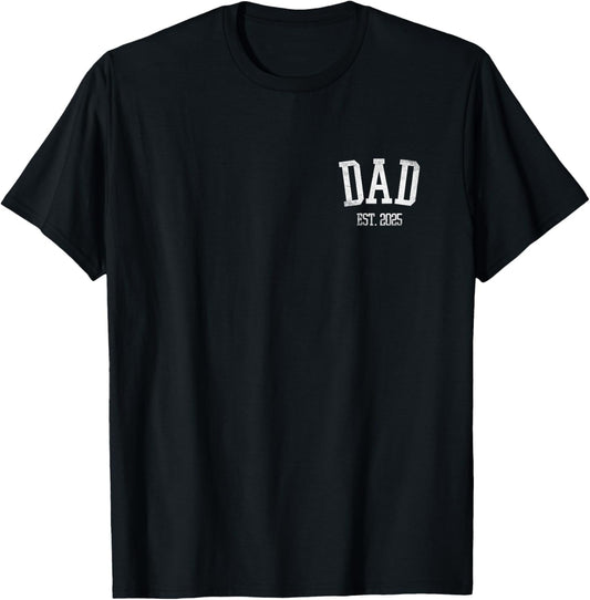 New Dad Est. 2025 Expect Baby Father 2025 Pocket Fathers Day