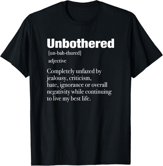 Unbothered Definition Confident Woman Mood