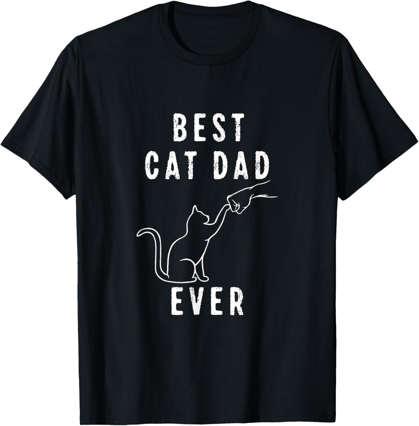 Best Cat Dad Ever Cat Daddy Paw Fist Bump Meow