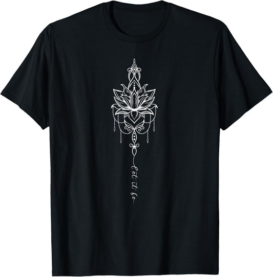 Let It Be Lotus Flower Mandala Boho Meditation Yoga Women