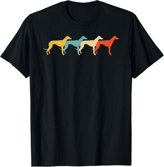 Greyhound Vintage Retro Dog Pet Racer Lover 60s 70s Gift