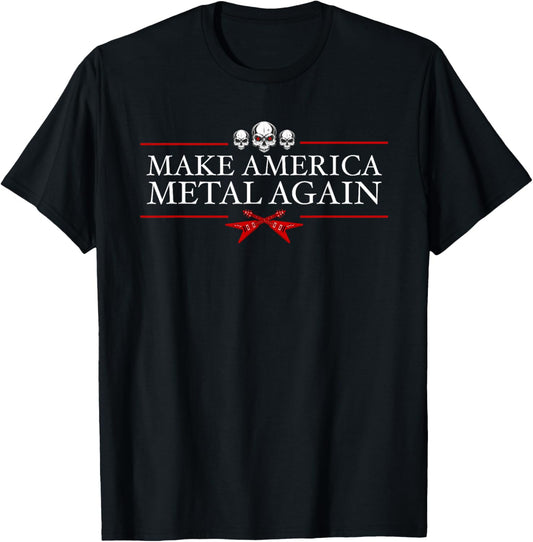 Make America Metal Again Trump Rock Heavy Music Thrash Gift