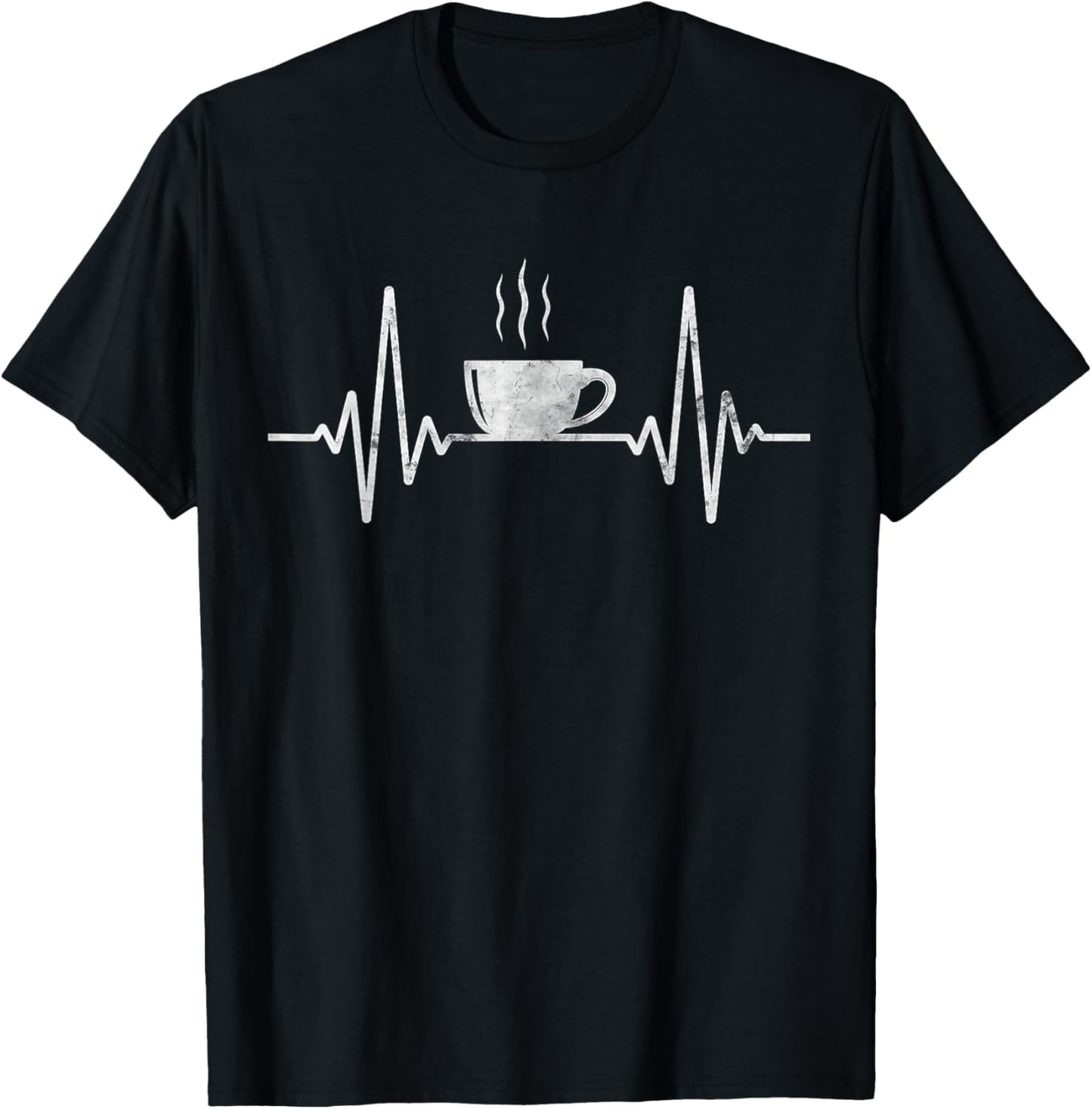 Funny Heartbeat Coffee Shirt Coffee Cup Frequency