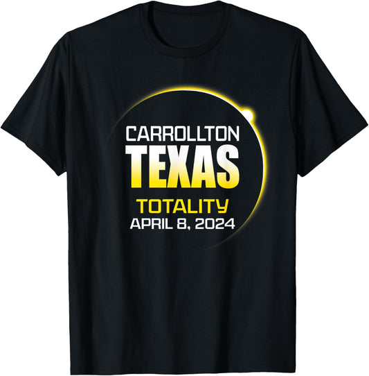 April 2024 Total Solar Totality Eclipse   Carrollton Texas