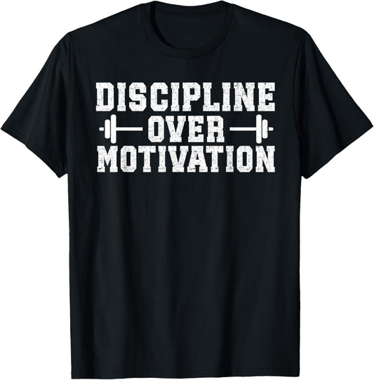 Discipline over motivation Gym Motivational Training Fitness