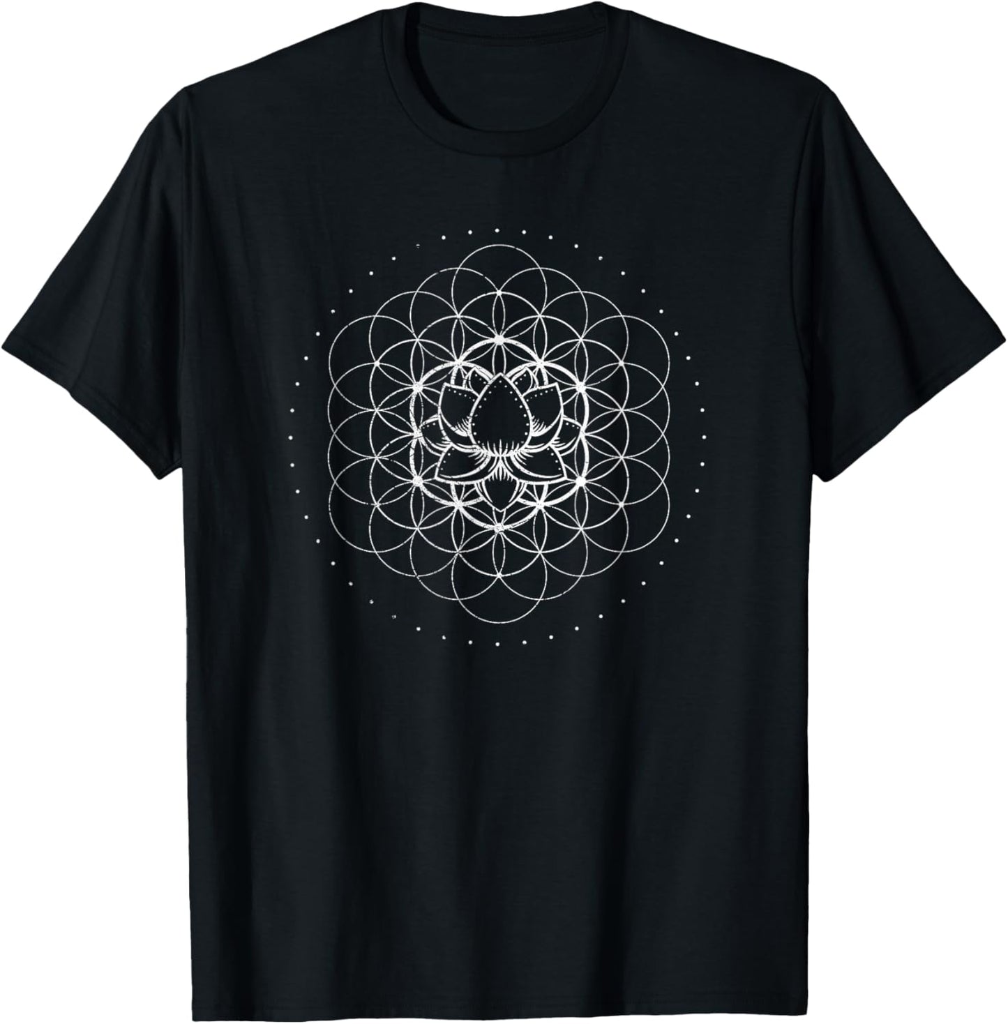 Sacred Geometry Flower Of Life Yoga Lotus Dmt Mandala Chakra