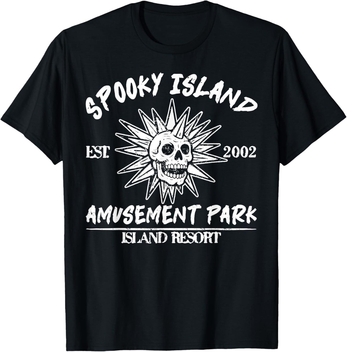 Spooky Island Retro Halloween Skull 90s Halloween Summerween