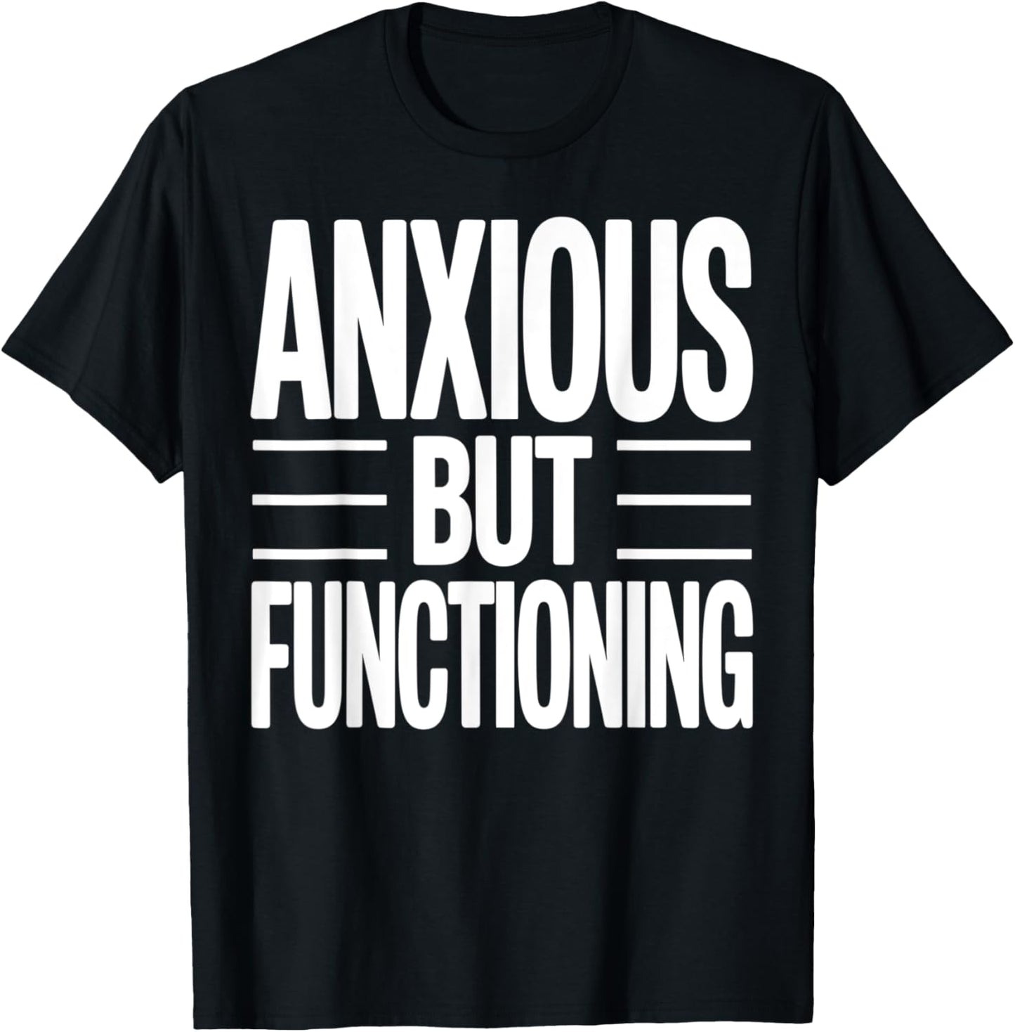 Anxious but functioning clean bold text