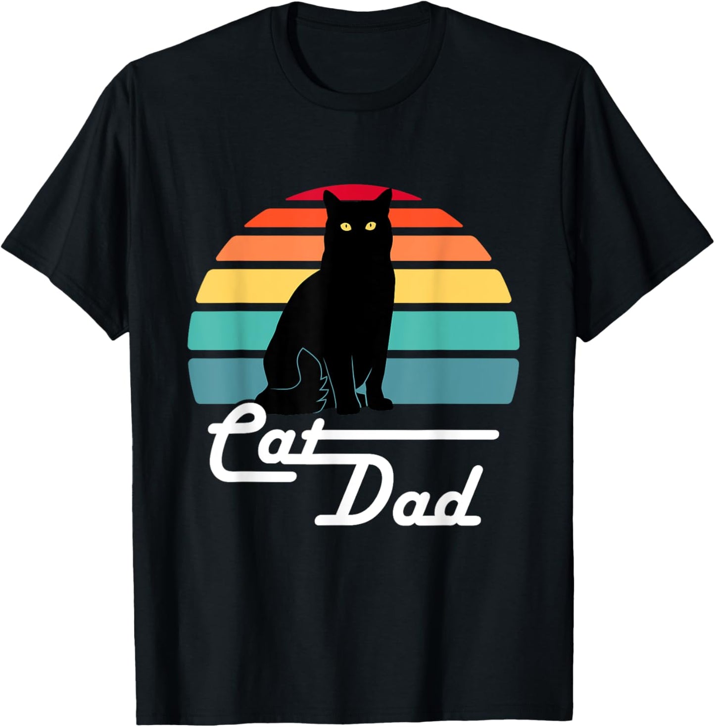 Cat Dad   Vintage Style Cat Lover Gift